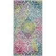thumbnail image 5 of SAFAVIEH Watercolor Edna Abstract Colorful Area Rug, Ivory/Fuchsia, 9' x 12', 5 of 6