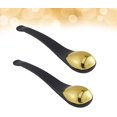 thumbnail image 5 of 2 piezas Aplicador de crema para ojos, varita de masaje para crema de ojos, espátula de metal para mascarilla facial, espátula de maquillaje para ojeras, hinchazón, líneas finas, bolsas de los ojos,, 5 of 5
