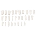thumbnail image 4 of 28 piezas de dientes extraíbles de plástico duradero, diseño extraíble, dientes postizos para estudio de enseñanza de tipodontos., 4 of 14