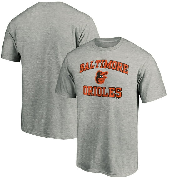 Men's Heather Gray Baltimore Orioles Heart & Soul T-Shirt