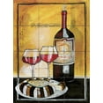 thumbnail image 1 of Tile Mural Kitchen Backsplash - Wine Notes II-JG - by Jennifer Garant, 1 of 1