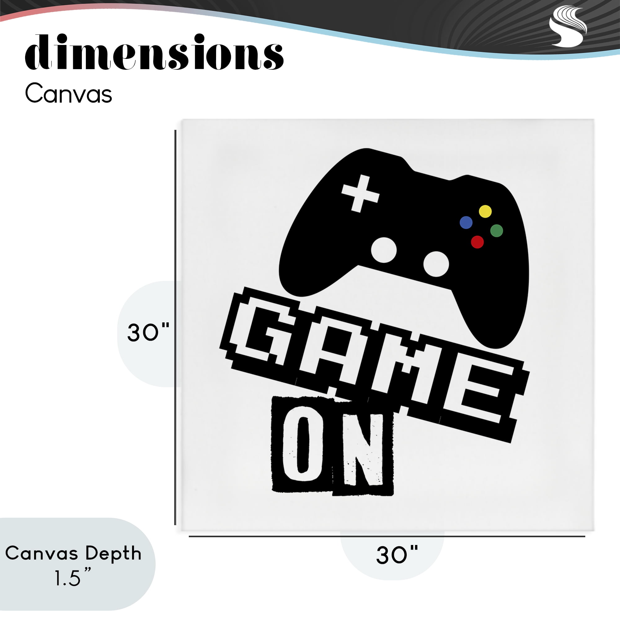 Stupell Industries Playful Game On Canvas Wall Art, design by Marcus Prime