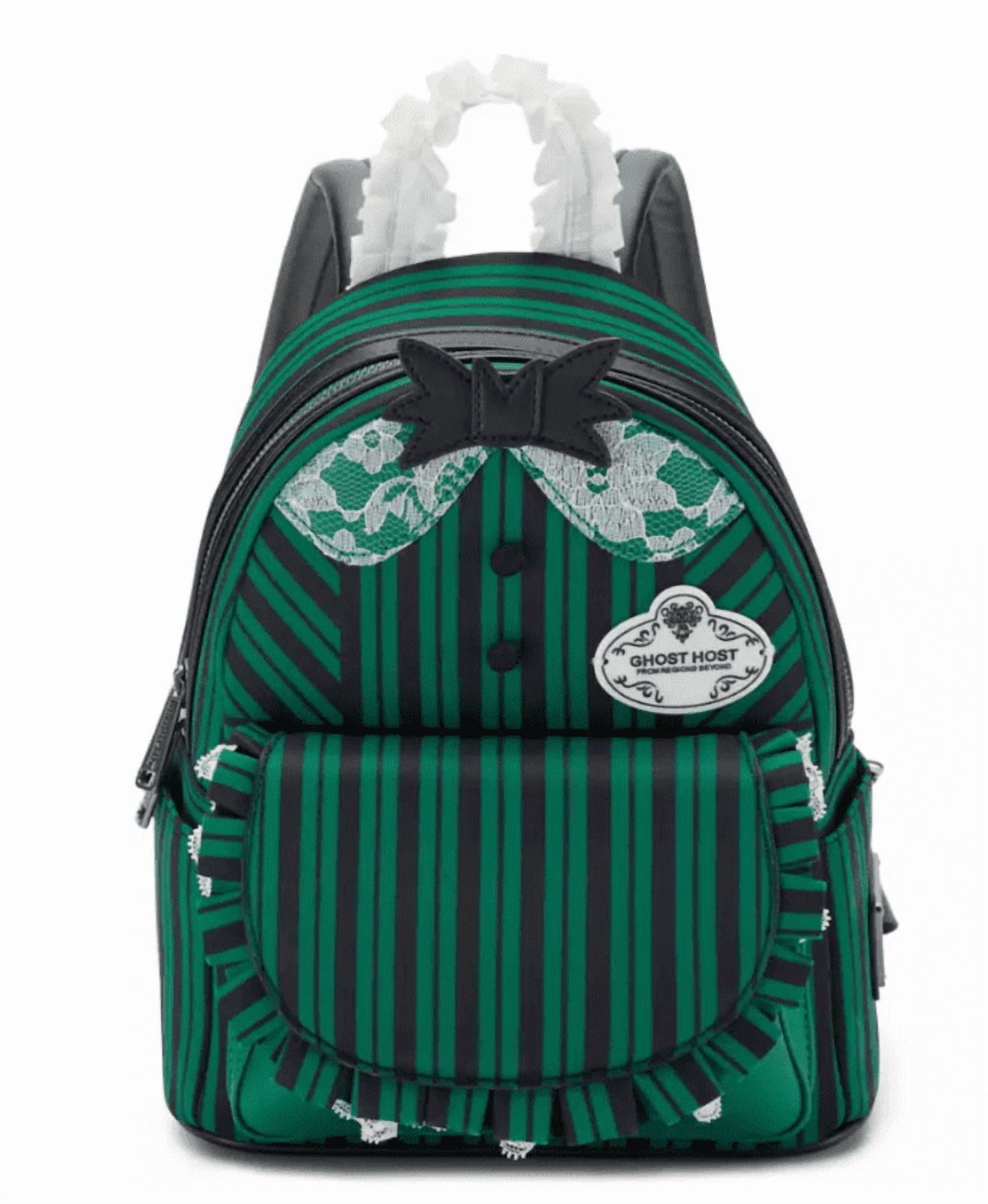 NWT Ghost Host Disney Haunted Mansion Striped Loungefly Mini Backpack Disney The Haunted Mansion Ghost Host Loungefly Mini  main image 3