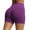 Purple, variant on Levmjia Womens Yoga Shorts Fashion Solid Color Leggings Fitness Running Gym Sports Breathable Comfortable Quick Dry Active Tight Fitting Pants
