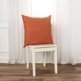 thumbnail image 5 of Rizzy Home Orange 22"X22" Solid Woven Indoor / Outdoor Poly Filled Throw Pillow, 5 of 5