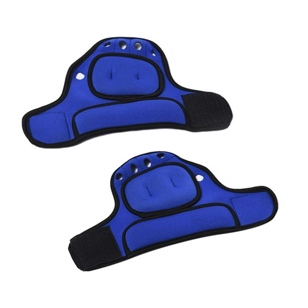 Guantes deportivos con peso de 1 kg para entrenamiento de fuerza, para mujeres y hombres Azul