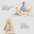 thumbnail image 3 of BlueWood Pikler Triangle Set Indoor Playground for Kids Complete with Pads 4-Piece, 3 of 9