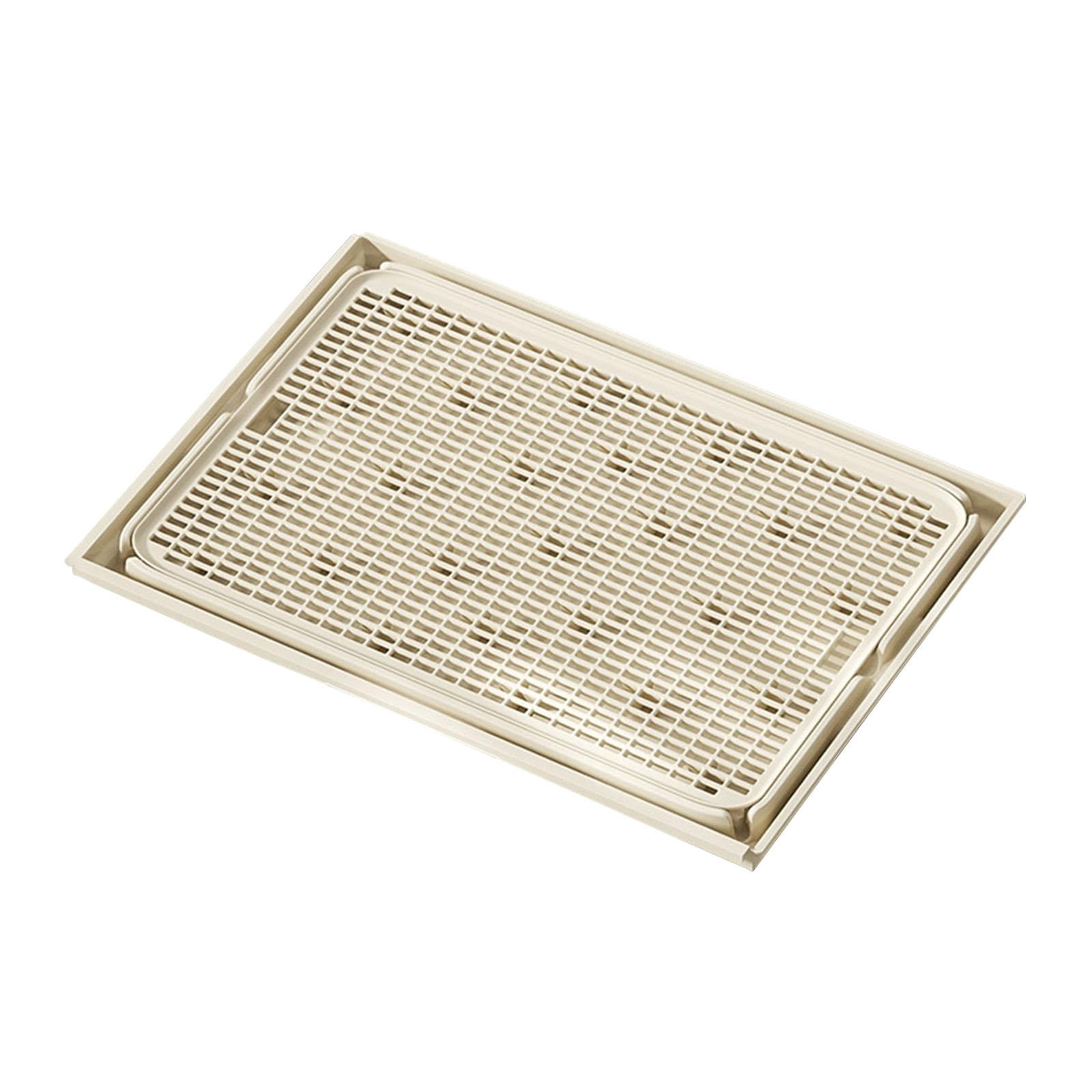 FITYLE Cat Litter Mat Cat Litter Pad Sturdy Lightweight Litter Boxes Mat Cat Litter Catcher Mat Easy Clean Kitty Litter Trapping Mat Coffee