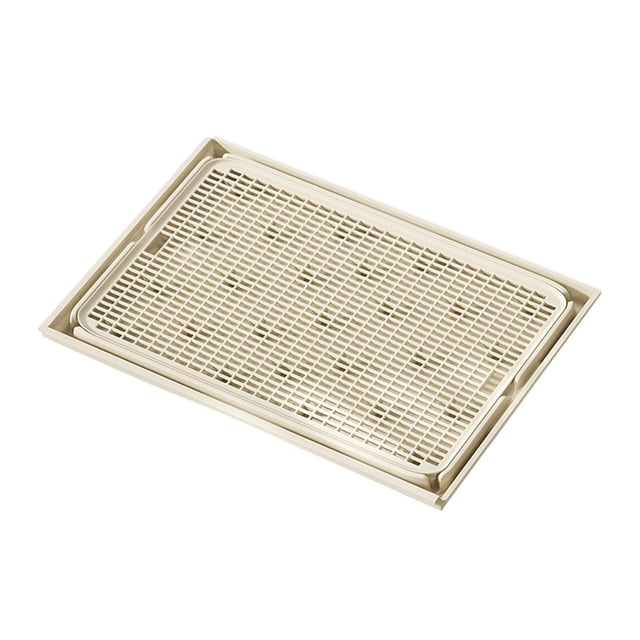 Decodeary Cat Litter Mat Kitty Litter Mat Gray Trapping Lightweight Light Sturdy Mat Litter Kitty Coffee 42x28.5x2cm