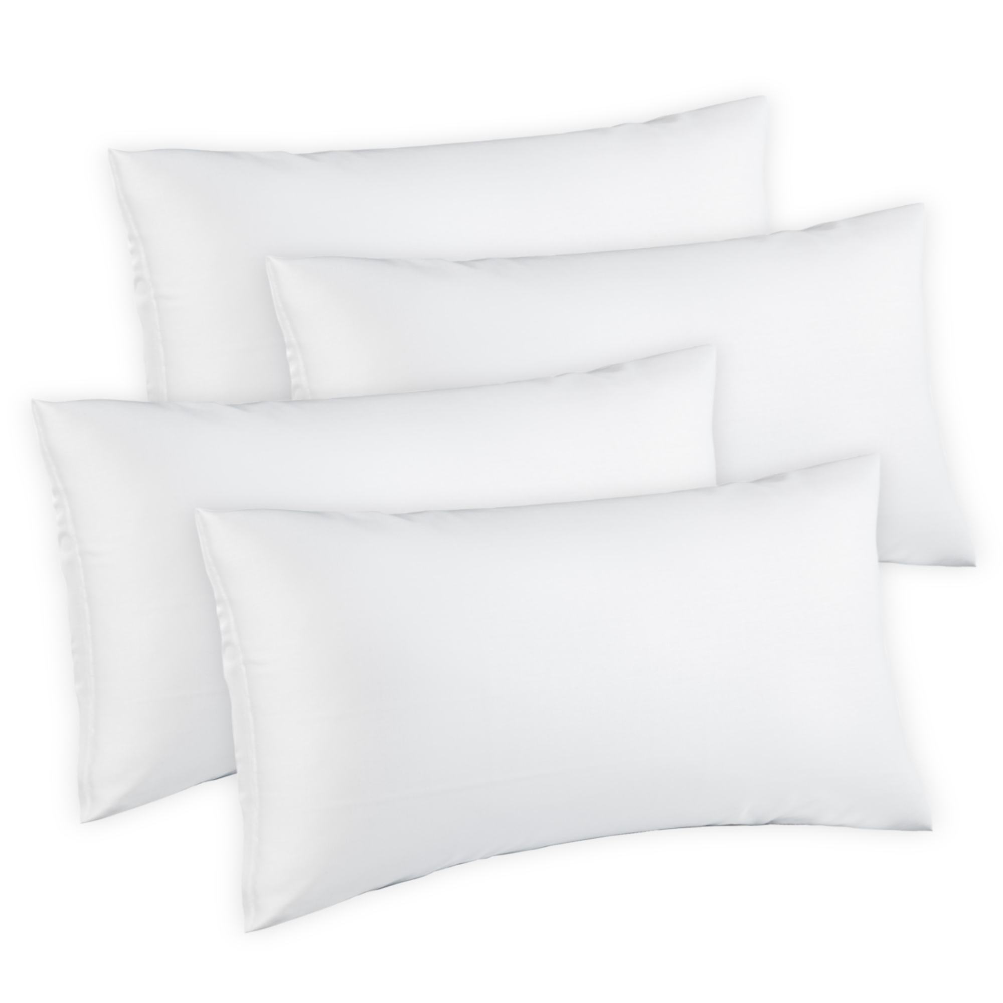 King Size Pillow Inserts, Pillows for Sleeping 4 Pack, Hotel Pillows for Side Back & Stomach