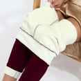 thumbnail image 1 of Pantalones cálidos ajustados de terciopelo para otoño e invierno, leggings elásticos gruesos de lana de cordero para mujer, 1 of 6