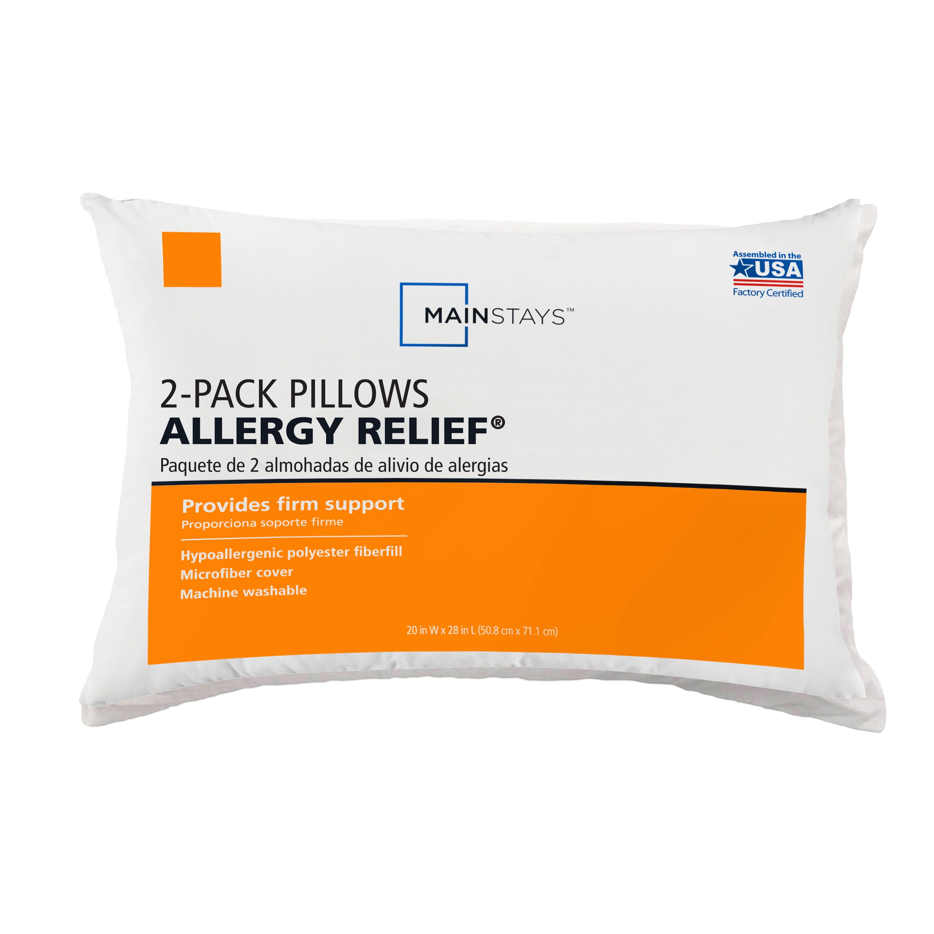 allergy pillows walmart