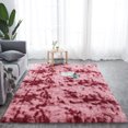 thumbnail image 1 of CAROOTU Soft Area Rug Fluffy Rug Tie-dye Gradient Shaggy Rug For Bedroom Living Room Home Decor, 1 of 6