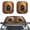 Bear Forest, variant on Xoenoiee Galaxy Deer Butterfly Print Windshield Sunshade, Foldable 2 Pack Car Front Window Sun Shade, Blocks UV Rays Sun Visor, Universal Size Car Accessories Interior