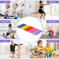 thumbnail image 6 of QRKD Tumbling Mats Portable Gymnastics Mat Foldable Tumbling Mat Thick PU Leather Exercise Mat Yoga Mat with Carrying Handles for home Workout outdoor Yoga Gymnastics, 6 of 14