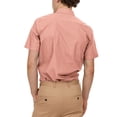 thumbnail image 3 of Ma Croix Men's Basic Urban Slim Fit Short Sleeve Dress Shirts, 3 of 5