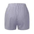 thumbnail image 5 of vigerkar Cute Striped Boxer Shorts for Women Y2k Low Rise Elastic Waist Lounge Shorts Gingham Shorts Summer Blue, XL, 5 of 5