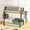 Green, variant on Kitchen Dish Rack Green Double Layer Kitchen Storage Rack, Dish Drainer for Plates Bowls Chopsticks Knives, Countertop Organizer with Pull-Out Tray, Heavy Duty Design Drainer