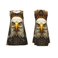 thumbnail image 7 of KLL Vintage Pattern Bald Eagle Pattern Womens Summer Dresses 2025,Loose Round Neck Sleeveless Sundresses Tank Dresses with Pockets, 7 of 7