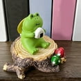 thumbnail image 6 of Miniature Frog Figurine Frogs Sculpture for Garden Desk Office Decorations Adorable Decors for Plant Shelf Bedroom, 6 of 9