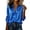 Blue(Womens Tops), variant on Women's Satin Striped Collared Button Down Shirts Long Sleeve Silk Feel Blouse for Work & Evening Out