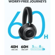 Soundcore Space One Pro by Anker, Adaptive Active Noise Cancelling Headphones Driven by 6 Mics