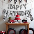 thumbnail image 2 of Decoraciones para fiesta Abxqa Banner de cumpleaños de autos de carrera 16", 2 of 7