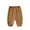 Khaki, variant on Toddler Pants Spring Summer Boys Girls Loose Trousers Solid Color Fashion, Size 18-24 Months