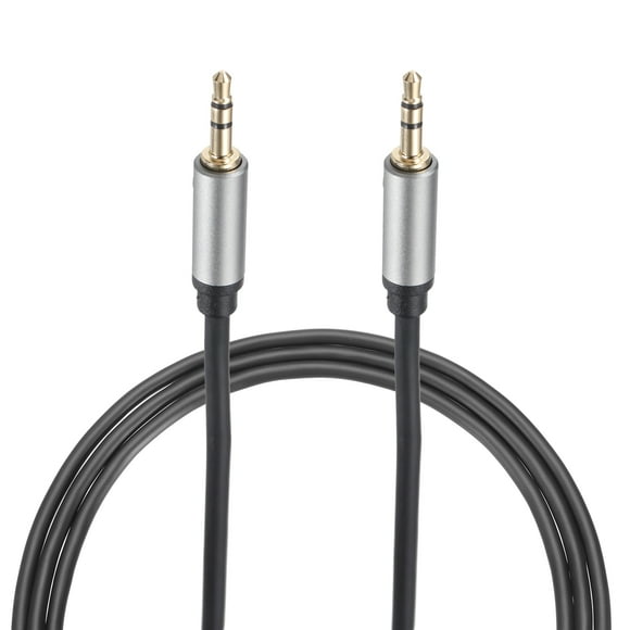 Uxcell Câble aux 3,5 mm, Câble Audio Mâle à Mâle Tressé en Nylon pour Écouteurs, Téléphone Intelligent 3,3 Pi 1