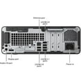 thumbnail image 3 of HP ProDesk 400 G5 SFF Ordinateur de Bureau Professionnel PC, Intel Core i3-8100 8e Gén. 3,60 GHz, 8 Go de RAM DDR4, SSD 256 Go, Windows 11 Pro - Grade A, 3 of 4