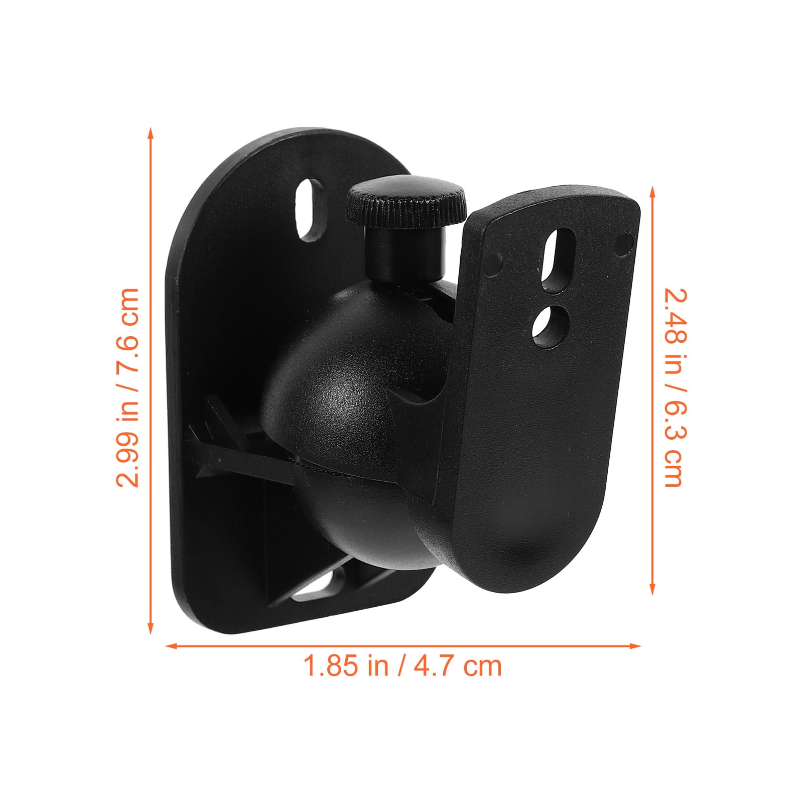 FOMIYES 6 Sets Adjustable Speaker Wall Mount Brackets