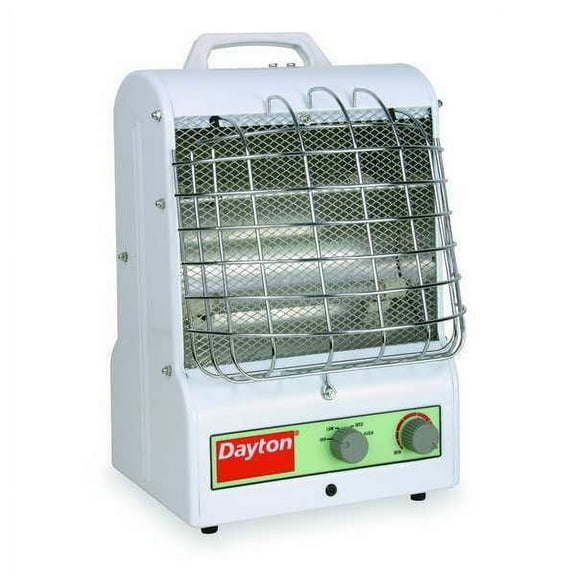 1Pack Dayton 3VU31 Portable Electric Jobsite & Garage Heater, 1500W/900W/600W, 120V AC