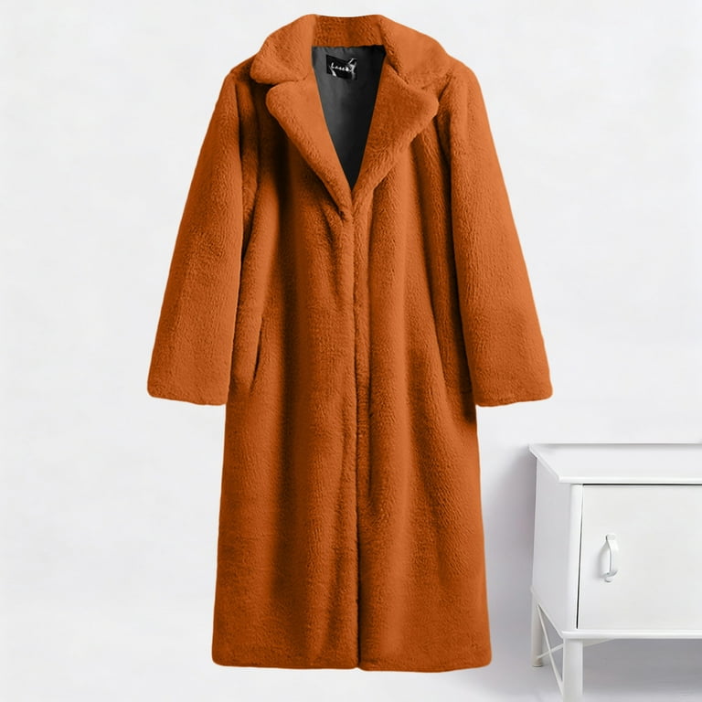 Hrsba Womens Long Sleeve Hoodless Casual Outwear & Jackets,Coats