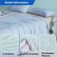 thumbnail image 5 of YOUMAI Blanket Size Summer Breathable Ice Blanket For Sleeping Soft Lightweight Blankets Double Bed For Night Comfy Sleepers Cold Blankets Home(Sky Blue), 5 of 9
