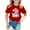 Red, variant on Hiijoy Toddler Girls Mother's Day Graphic T-Shirt Summer Short Sleeve T Shirt, Sizes 1-9