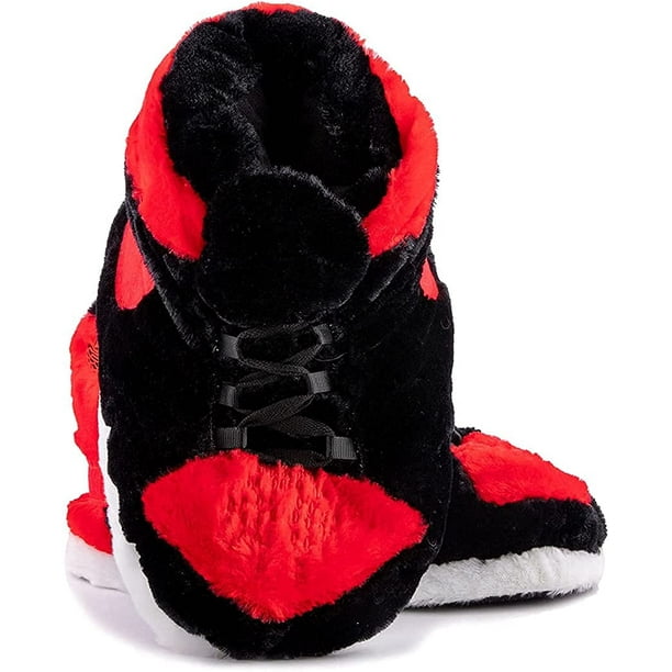 Fluffy clearance jordan slippers