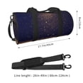 thumbnail image 4 of Fotbe Gold Black Glitter Pattern Foldable Sports Gym Bag with Wet Dry Pocket, Ultralight Travel Bag, Large Capacity Duffel Bag, Splash Proof Carry on Bag, Overnight Bag, Weekender Bag, 4 of 8