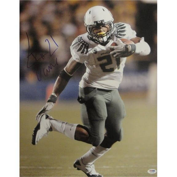 LaMichael James Signed Autographed 16x20 Photo Oregon Ducks PSA/DNA White Run