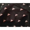 thumbnail image 4 of oneOone Silk Tabby Black Fabric Triangle Geometric Craft Projects Decor Fabric Printed By The Yard 42 Inch Wide, 4 of 4