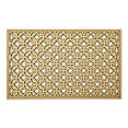 thumbnail image 1 of DII Rubber Doormats Collection All Weather, 18x30, Gold Double Ring, 1 of 15