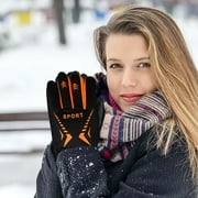 Feledorashia Men's Gloves Winter Warm Touchscreen Gloves Outdoor Sport Ski Gloves Mens Winter Accessories Birthday Gifts