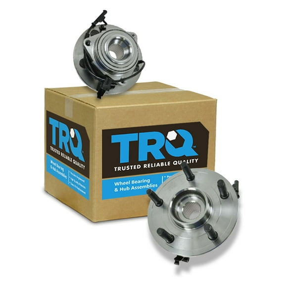 TRQ Front Wheel Bearing Hub Assembly Pair Set for Dakota Mitsubishi Raider BHA53649 Fits select: 2005-2011 DODGE DAKOTA