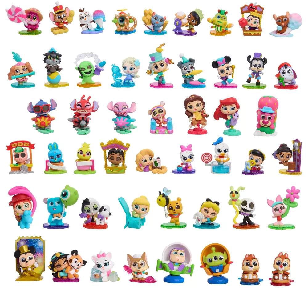 Disney Doorables Ticket to Fun Mini Peek Series 16, Festival-Themed Collectible Figures, 50 to Collect, Kids Toys by Just Play, Ages 5+
