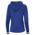 thumbnail image 3 of Women's Antigua Heather Royal Kansas City Royals Trek Pullover Hoodie, 3 of 3