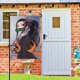 thumbnail image 2 of Demon Slayer Chica Nezuko-bandera de jardín temática. Regalo perfecto para fans, amigos y familiares, ideal para actividades al aire libre y decoración de fiestas.28CM*45CM, 2 of 5