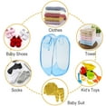 thumbnail image 4 of acdanc Sunjoy Tech Mesh Laundry Popup Hampers Foldable Clothes Washing Laundry Basket Bins Handles Kids Garments Hamper for Storage Room Kids Toys College Dorm Home Organization Travel Use, 4 of 8