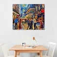 thumbnail image 3 of Nawypu  French Quarter Cityscape New Orleans Art Mardi Gras Canvas Poster Holiday Gift HD Picture Modern Aesthetics Mural Wall Art Decoration, 3 of 5