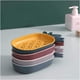 thumbnail image 3 of Organizador de cocina elegante con drenaje, soporte para esponja y jabón en forma de piña en color gris claro, 3 of 4