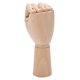 thumbnail image 5 of Modelo de mano de madera figura de mano de maniquí dedos flexibles para modelo de juguete para decoración Amonsee No, 5 of 5