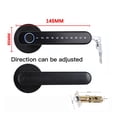 thumbnail image 2 of Door Lock, Tuya Biometric Fingerprint Smart Door Lock Password Electronic Digital Lock Keyless Entry Door Knobs lock for Bedroom Home ,Easy to Install, 2 of 7